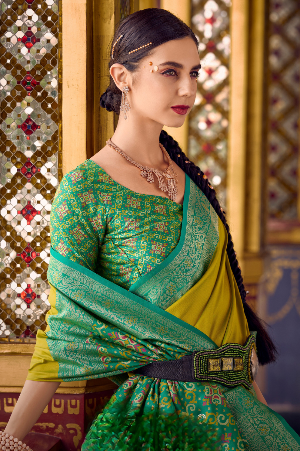 Pure Soft Banarasi Silk Saree with Traditional Zari Weaving - LaVante Fashion