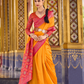 Pure Soft Banarasi Silk Saree with Traditional Zari Weaving - LaVante Fashion