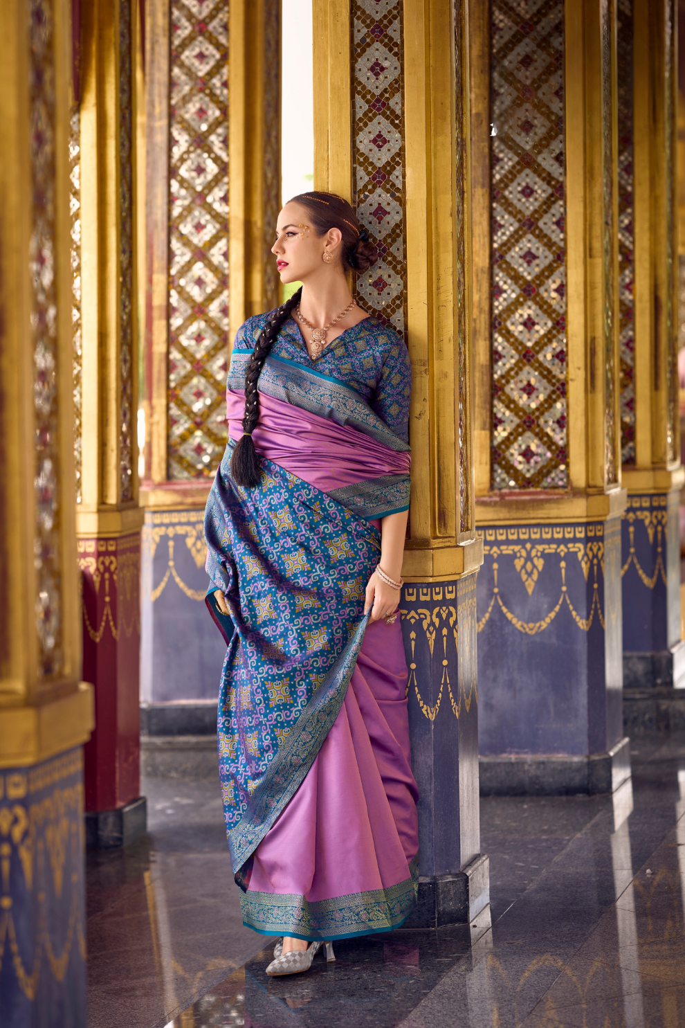 Pure Soft Banarasi Silk Saree with Traditional Zari Weaving - LaVante Fashion