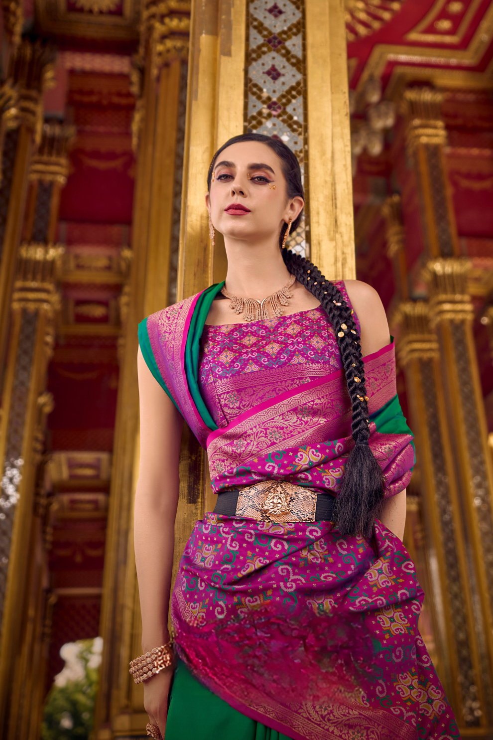 Pure Soft Banarasi Silk Saree with Traditional Zari Weaving - LaVante Fashion