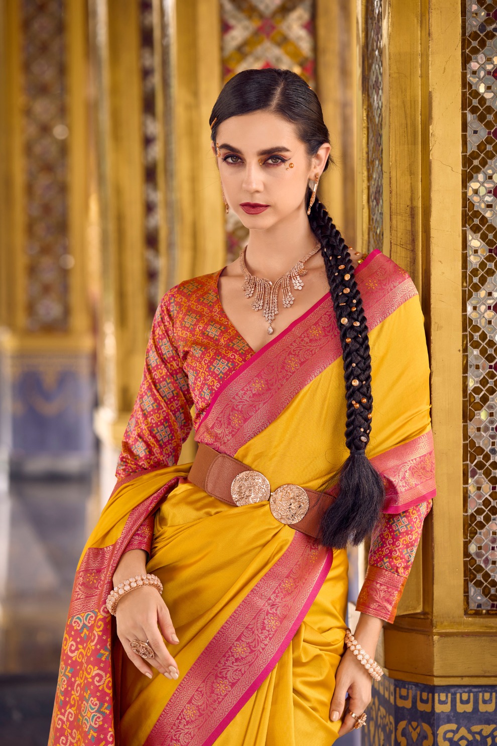 Pure Soft Banarasi Silk Saree with Traditional Zari Weaving - LaVante Fashion