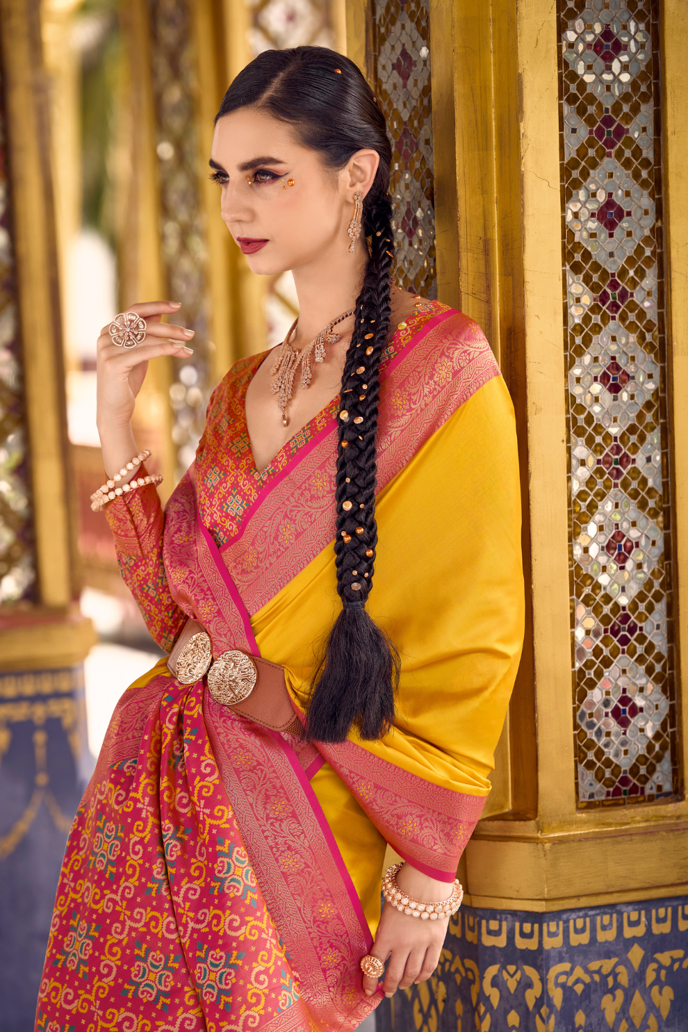Pure Soft Banarasi Silk Saree with Traditional Zari Weaving - LaVante Fashion