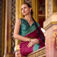 Pure Soft Banarasi Silk Saree with Traditional Zari Weaving - LaVante Fashion