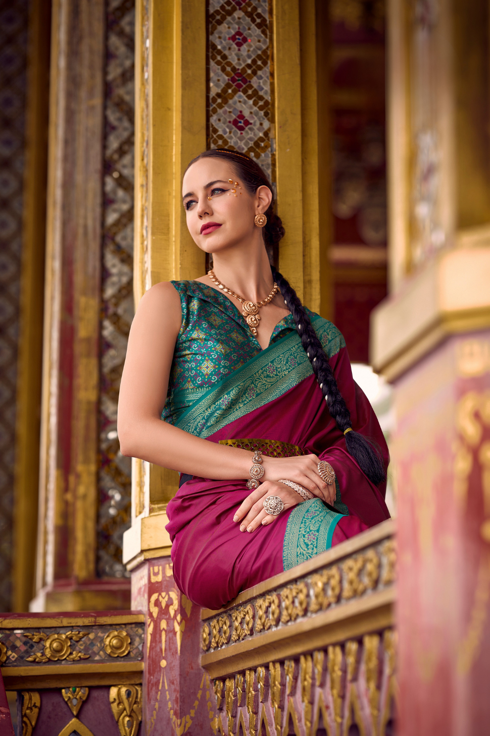 Pure Soft Banarasi Silk Saree with Traditional Zari Weaving - LaVante Fashion