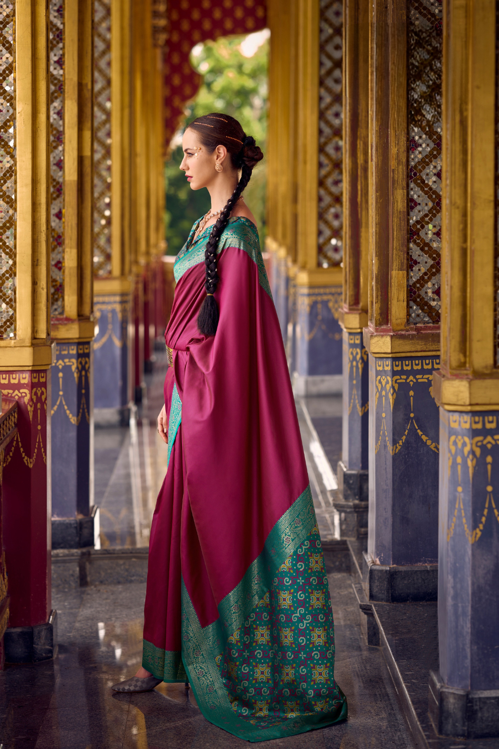 Pure Soft Banarasi Silk Saree with Traditional Zari Weaving - LaVante Fashion