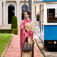 Soft Silk Saree with Ikkat Border and Classic Elegance - LaVante Fashion