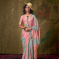 Pure Spun Rangkaat Weaving Saree with Heavy Pallu & Tassels