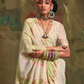 Pure Spun Rangkaat Weaving Saree with Heavy Pallu & Tassels