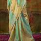 Pure Spun Rangkaat Weaving Saree with Heavy Pallu & Tassels
