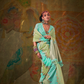 Pure Spun Rangkaat Weaving Saree with Heavy Pallu & Tassels