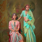 Pure Spun Rangkaat Weaving Saree with Heavy Pallu & Tassels