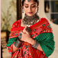 Pure Tussar Silk Saree with Patola Print & Lagdi Patta Pallu