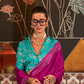 Pure Viscose Handloom Saree with Contrast Heavy Blouse