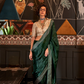 Pure Viscose Handloom Saree with Contrast Heavy Blouse