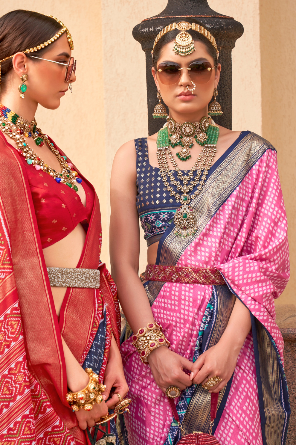 Classy Mehndi Traditional Saree with Elegant Weaving Work