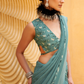 Designer Poly Viscose Silk Georgette Saree with Digital Prints