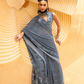 Designer Poly Viscose Silk Georgette Saree with Digital Prints