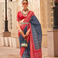 Classy Mehndi Traditional Saree with Elegant Weaving Work
