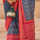 Classy Mehndi Traditional Saree with Elegant Weaving Work