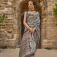Traditional Wear Pure Silk Saree with Artistic Prints