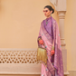 Modern Foil Printed Silk Saree with Aqua Inspired Finish