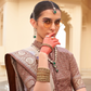Modern Foil Printed Silk Saree with Aqua Inspired Finish
