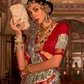 Elegant Pure Silk Bandhani Saree with Weaving and Artistic Print