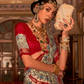 Elegant Pure Silk Bandhani Saree with Weaving and Artistic Print