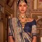 Elegant Pure Silk Bandhani Saree with Weaving and Artistic Print