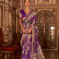 Elegant Pure Silk Bandhani Saree with Weaving and Artistic Print