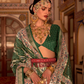 Elegant Pure Silk Bandhani Saree with Weaving and Artistic Print