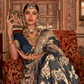 Elegant Pure Silk Bandhani Saree with Weaving and Artistic Print