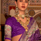 Elegant Pure Silk Bandhani Saree with Weaving and Artistic Print