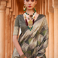 Designer Poly Viscose Silk Saree with Printed Foil Touch