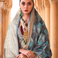 Designer Poly Viscose Silk Saree with Printed Foil Touch