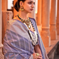 Designer Poly Viscose Silk Saree with Printed Foil Touch