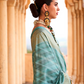 Designer Poly Viscose Silk Saree with Printed Foil Touch