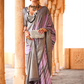 Designer Poly Viscose Silk Saree with Printed Foil Touch