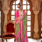 Designer Soft Silk Saree with Patola Prints