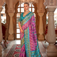 Designer Soft Silk Saree with Patola Prints