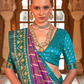 Designer Soft Silk Saree with Patola Prints