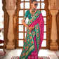 Designer Soft Silk Saree with Patola Prints