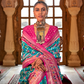 Designer Soft Silk Saree with Patola Prints