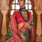 Designer Soft Silk Saree with Patola Prints