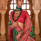 Designer Soft Silk Saree with Patola Prints