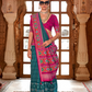 Designer Soft Silk Saree with Patola Prints