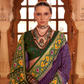 Designer Soft Silk Saree with Patola Prints