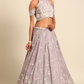 Elegant Georgette Sequin Lehenga with Zarkan Work