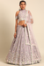 Elegant Georgette Sequin Lehenga with Zarkan Work