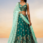 Pure Georgette With Heavy Sequins Embroidery Lehenga Choli Dupatta